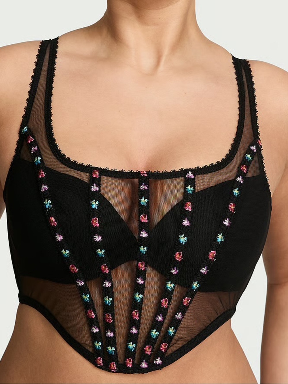 Victoria’s Secret Dark Blossom Corset Top